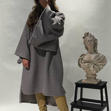 Load image into Gallery viewer, Grey Cozy Teddy Dress
