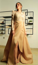 Load image into Gallery viewer, Long sleeve evening dress

